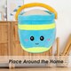 image 9 of Bucket Soft Toy Cute Plushie Huggable Cuddly Stuffed Toy 27cm Blue