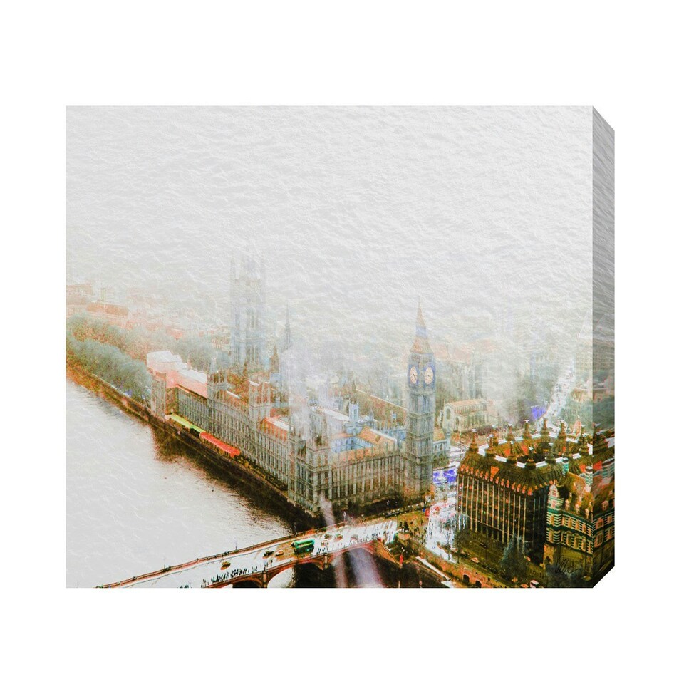 image 1 of Big Ben In The Mist (Canvas Print) 44" x 30"