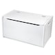 image 1 of Tidlo White Wooden Toy Chest, Large Capacity And Soft Close Lid