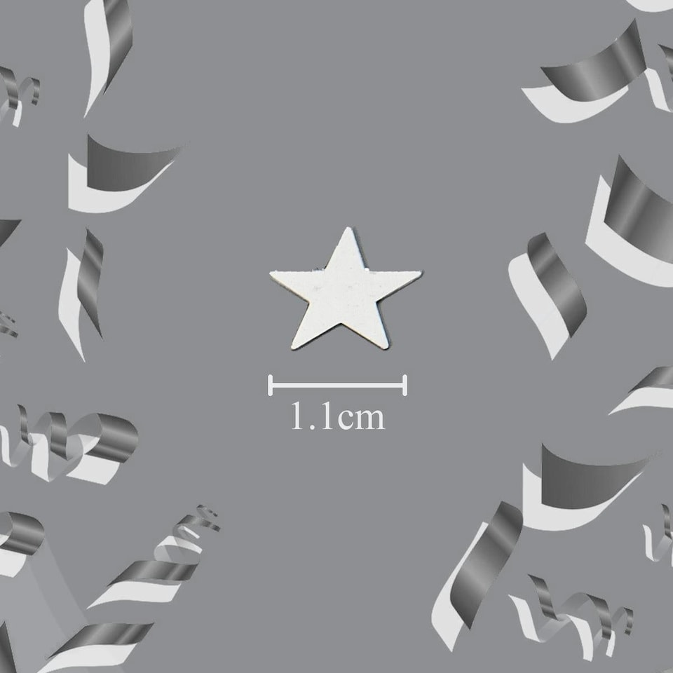 image 1 of Star Confetti Silver - 14g 1 Pack