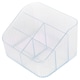 image 6 of Clear Plastic Makeup Organiser 6 Compartment Cosmetic Storage Holder | Clear | Clear | 1