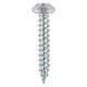 image 1 of Timco - Twin-Threaded Woodscrews - PZ - Round - Zinc (Size 8 x 3/4 - 200 Pieces)