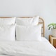 image 4 of 80 x 50 cm White Cooling Pillow Case - 2 Pack