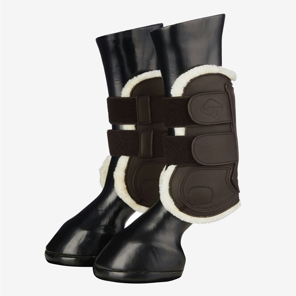 image 1 of LeMieux Capella Comfort Tendon Boots Black | Size 3