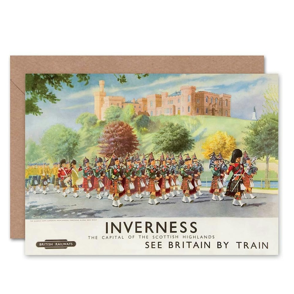 image 1 of Travel Inverness British Railways Scotland Scottish Scotland Card