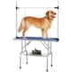 image 6 of PawHut Metal Adjustable Dog Grooming Table Rubber Top 2 Safety Slings Mesh
