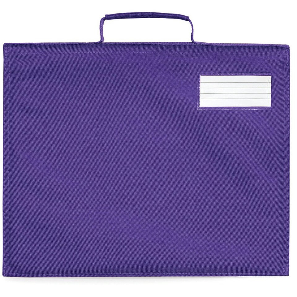 image 1 of Quadra Classic Book Bag - 5 Litres - Purple - One Size