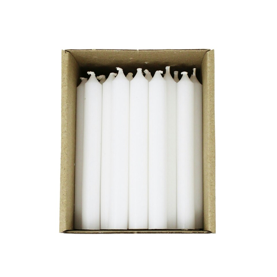 image 1 of IHR Cylinder Candle White Pack Of 49 | White | One Size | 1
