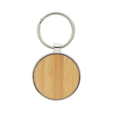 XD Collection Round Zinc Alloy Recycled Keyring - Silver - One Size
