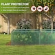 image 3 of Outsunny 8'x4' Crop Cage, Zipped Door, Steel Frame, Green
