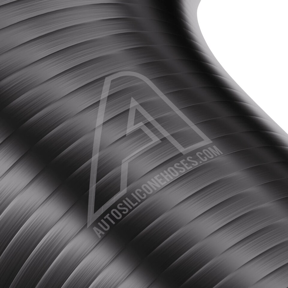 image 1 of Auto Silicone Hoses 80mm Black 45 Degree Silicone Elbow Hose Coupler Bend Pipe Connector Turbo Intercooler Radiator Coolant Air