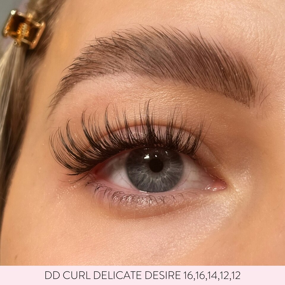 image 1 of House Of Amor - Eyelash Extensions - Delicate Desire - Dd Curl Length - Medium