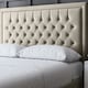 image 3 of Allegra Divan Bed with Upholstered Headboard - Beige - King / 5ft