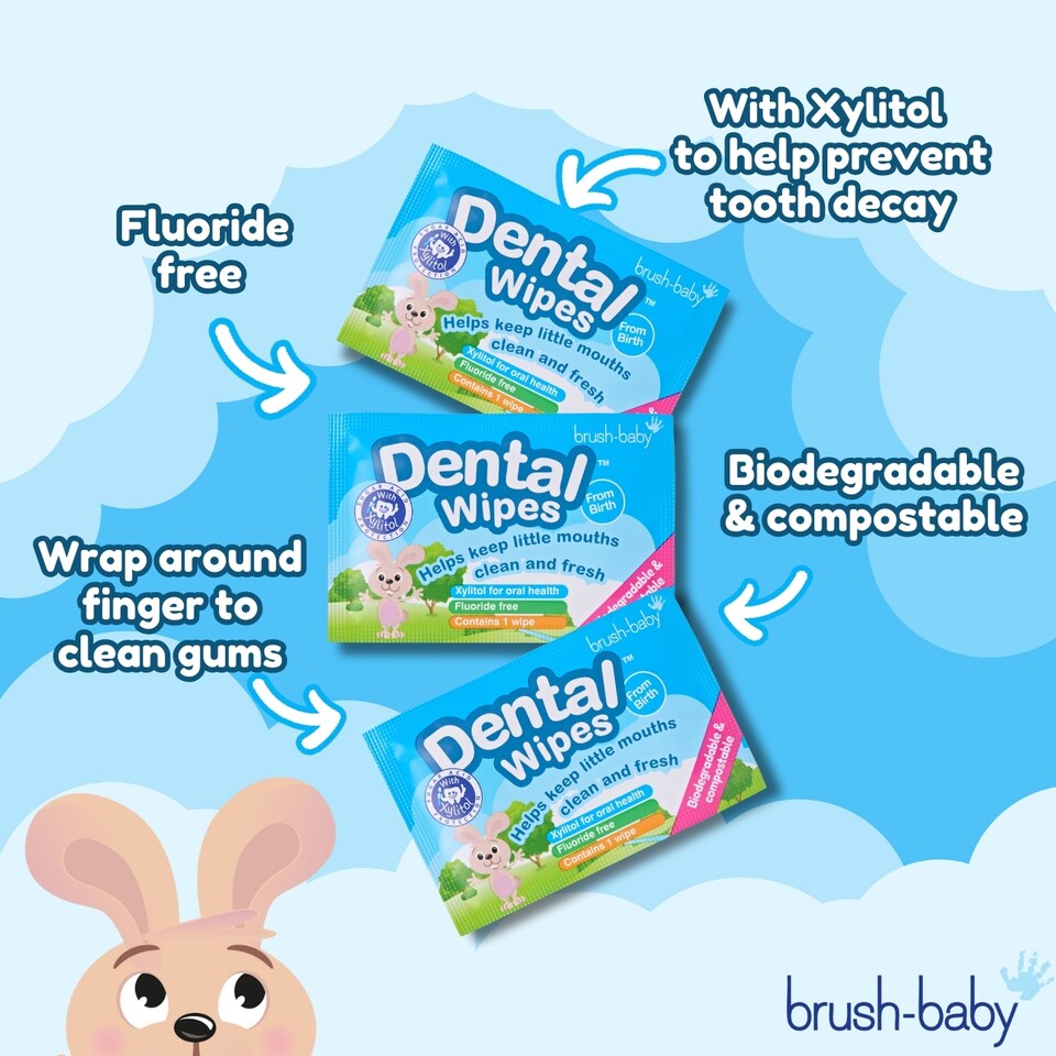 image 1 of Baby Dental Wipes™ | Baby Gum & Tooth Wipes