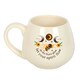 image 1 of Something Different Let Your Spirit Flow Rounded Mug - Cream/Brown/Yellow - One Size