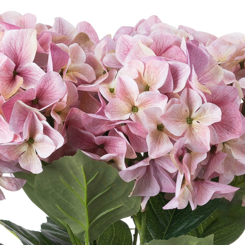 image 1 of Hill Interiors Shabby Hydrangea Bouquet Artificial Flower - Pink - One Size