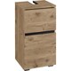 image 2 of Alby Midi Cabinet with 4 Doors White White | White/Honey