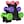 Pink, Green, Purple