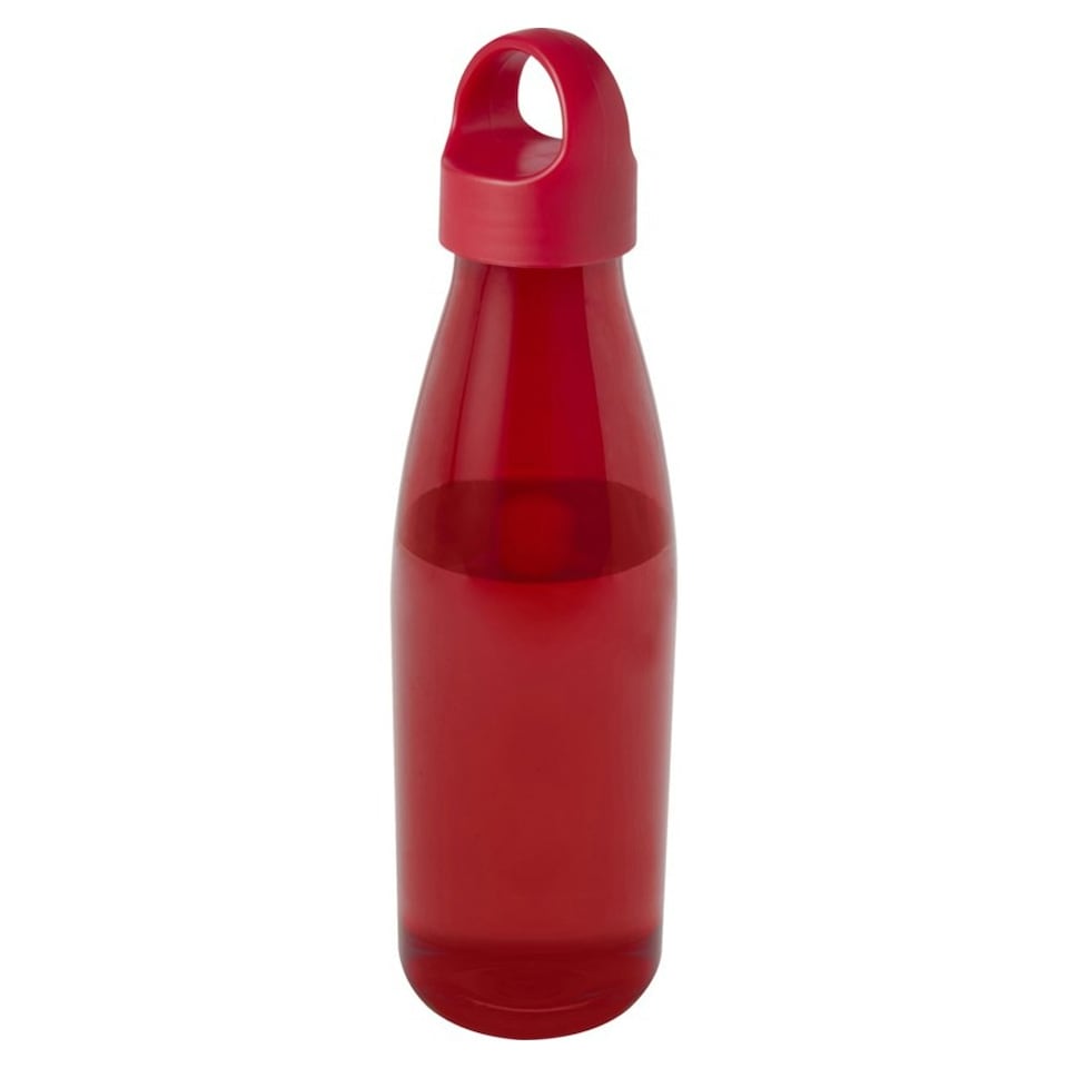 Bergen Recycled Plastic 800ml Water Bottle - Red - One Size