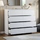 image 2 of Vida Designs Denver 8 Drawer Chest of Drawers Bedroom Storage, White