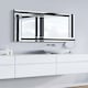 image 1 of Dalton Black All Glass Mirror 90 x 60 CM Black