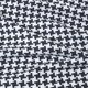image 3 of Homescapes Black Houndstooth 100% Cotton Bedspread Throw - 225 x 255 cm Black