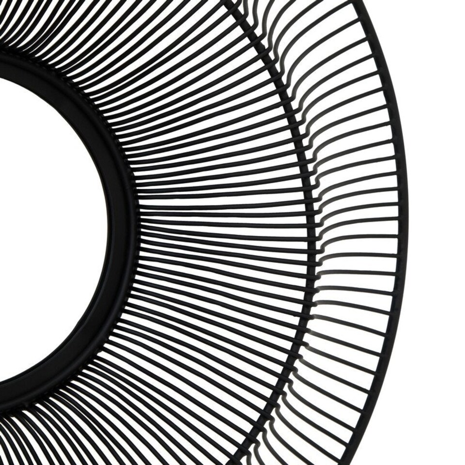 image 1 of Chico Wire Mirror - Glass - L10 x W61 x H61 cm - Black | Black