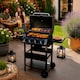 image 1 of 4 Burner Steel Gas BBQ Grill Outdoor Side Shelves Rack Bottle Opener & Regulator Kit