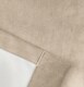 image 5 of Luxury Enhanced Living Cream Velvet, Supersoft, Blackout, Thermal Pair of Curtains with Eyelet Top - 90 x 90 inch (229x229cm)