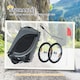 image 8 of PawHut Pet Bicycle Trailer Steel Dog Bike Carrier Water Resistant Travel Grey