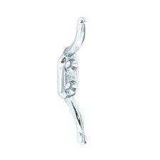 Securit Zinc Plated Cleat Hook - Silver - 110mm