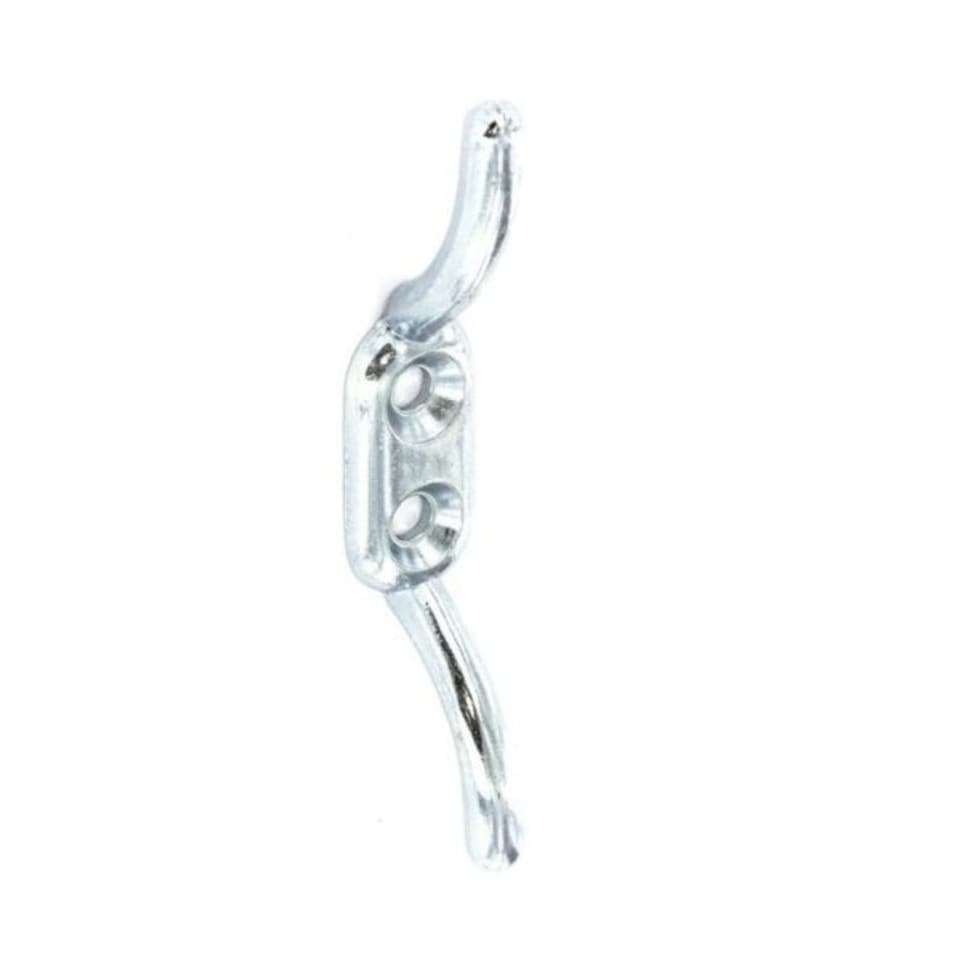 Securit Zinc Plated Cleat Hook - Silver - 110mm