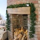 image 2 of 2 Pack 270cm (9ft) x 20cm Imperial Pine Christmas Garland Decoration Plain Green