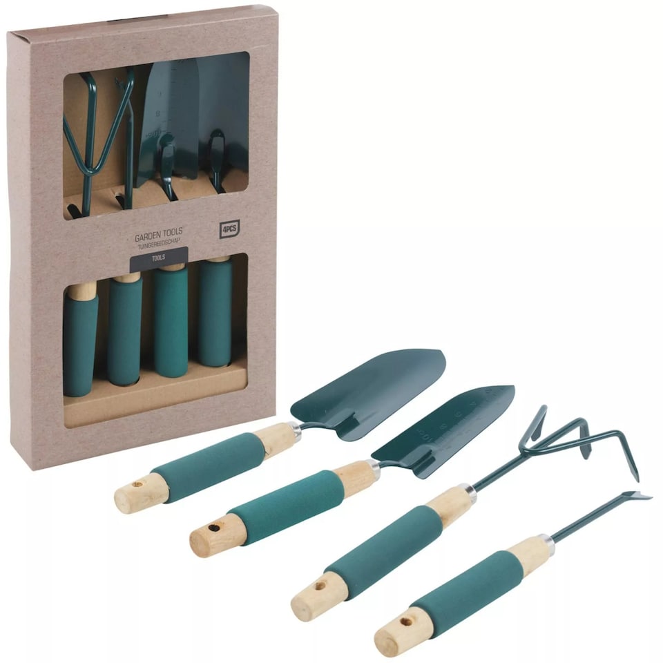 image 1 of 4-Pcs Garden Tool Set
