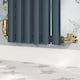 image 2 of Derry Bold - Polished Brass Thermostatic Radiator Valve & Lockshield Corner 8mm