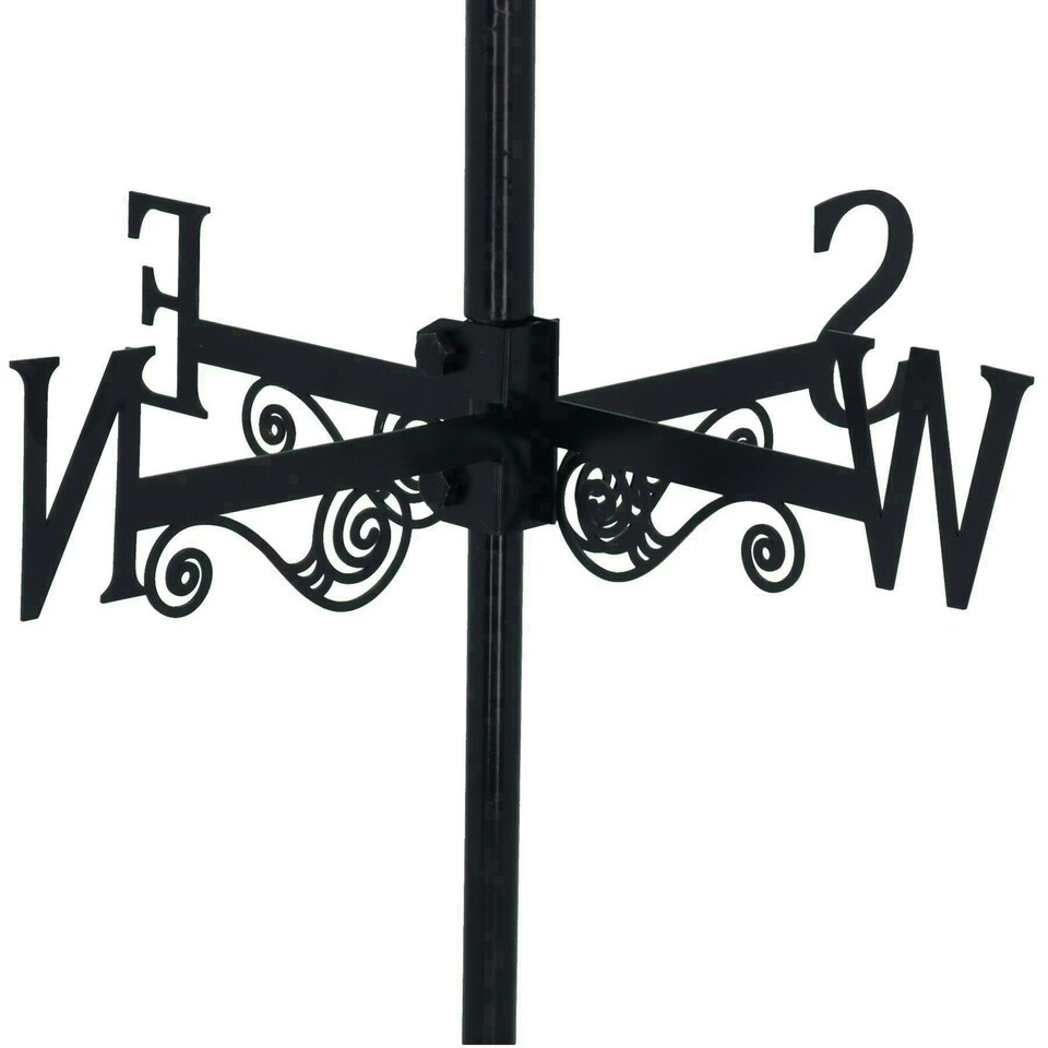 image 1 of High Quality Black Metal Bee Silhouette Weather Vane Animal Lover Gift