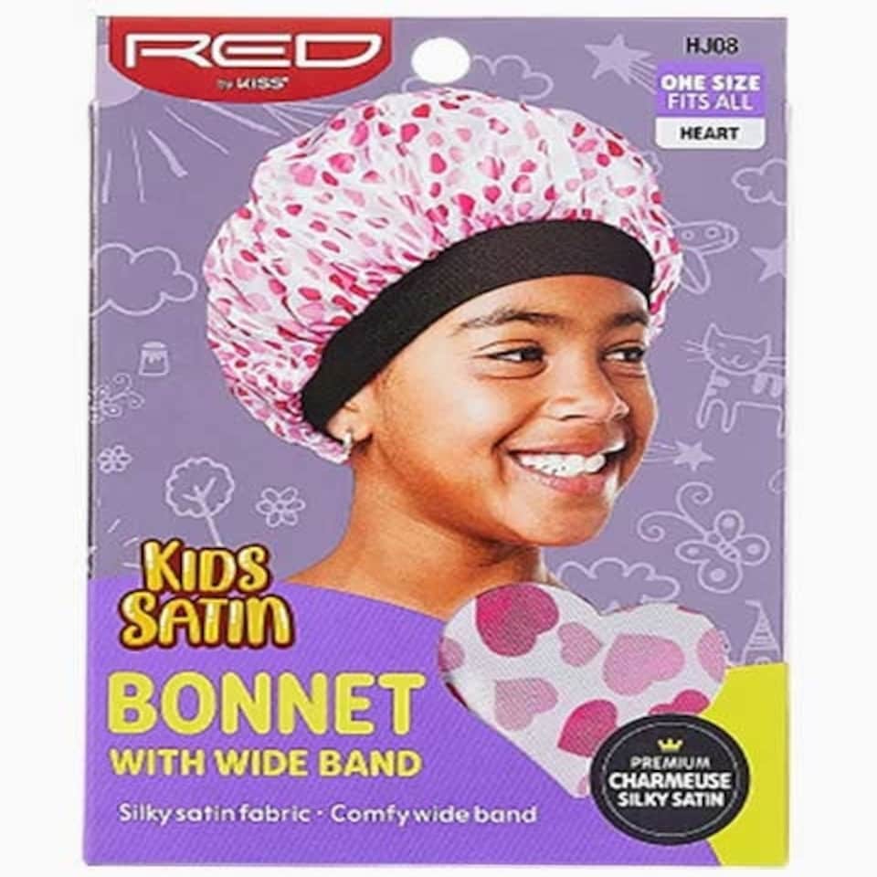 Red By Kiss  Kids Satin Bonnet Heart HJ08