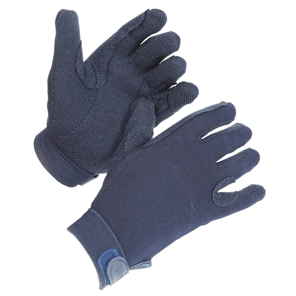 image 1 of Shires Unisex Adult Newbury Gloves - Navy - XL | Blue | XL