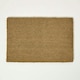 image 2 of Homescapes Set of 2 Plain Coir Doormats - 60 x 40 cm