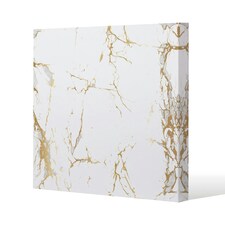 Golden Marble (Canvas Print) 46 x 46 x 4cm