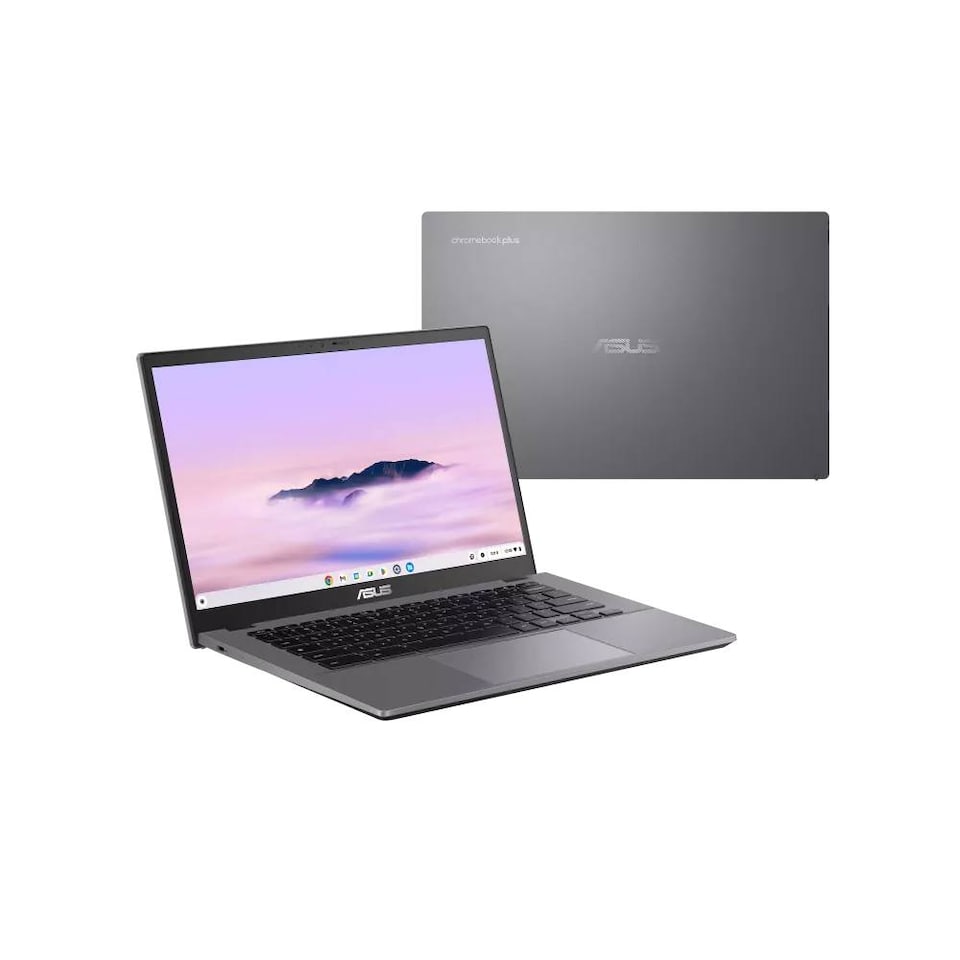 image 1 of ASUS Chromebook Plus Enterprise CB34 CB3402CVA-MW0586 Intel Core i3-1315U 8GB RAM 256GB SSD 14-Inch Full HD Touchscreen Chrome OS Laptop - Rocky Grey - 90NX07P2-M00N70