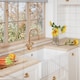 image 4 of Balterley Fireclay Kitchen Single Bowl Fluted Front Butler Sink - with Overflow | White | White | 1