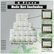image 7 of VELVETIO 8 Piece Towel Bale Set Boston Shiny Stripe Pattern - 100% Cotton, 450 GSM Green | Teal