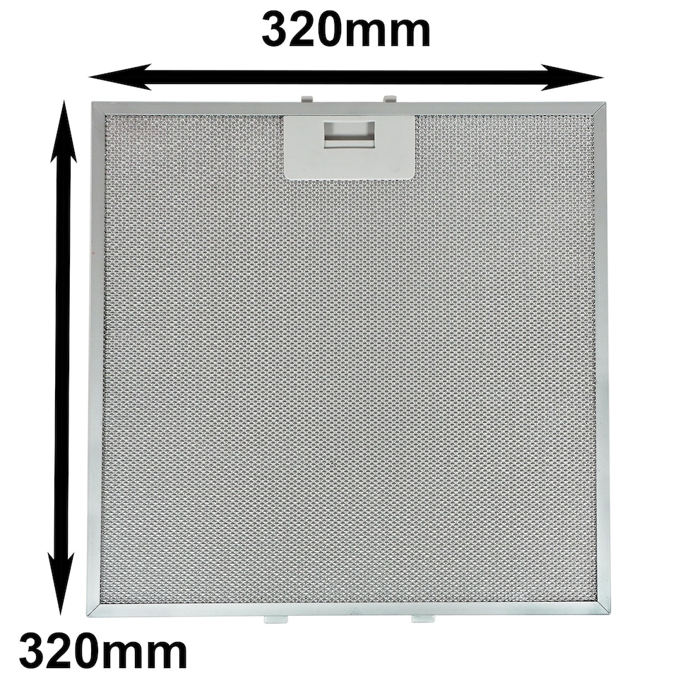 image 1 of SPARES2GO Cooker Hood Grease Filter Metal Mesh compatible with AEG Electrolux Zanussi Extractor Vent 320mm x 32cm