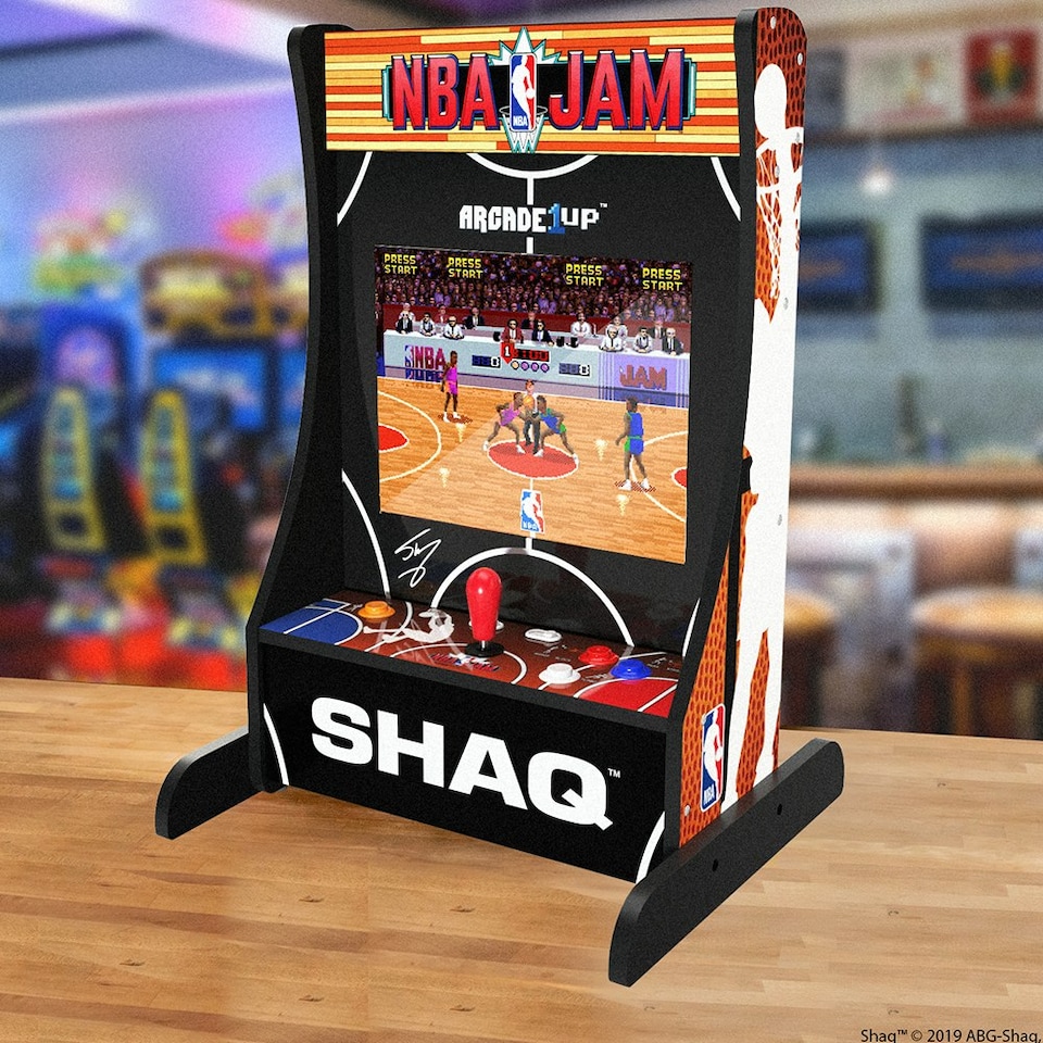 image 1 of Arcade1Up NBA Jam Partycade Machine Black