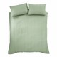 image 2 of Catherine Lansfield Heatset Wave King Duvet Set Mint Green Green | King