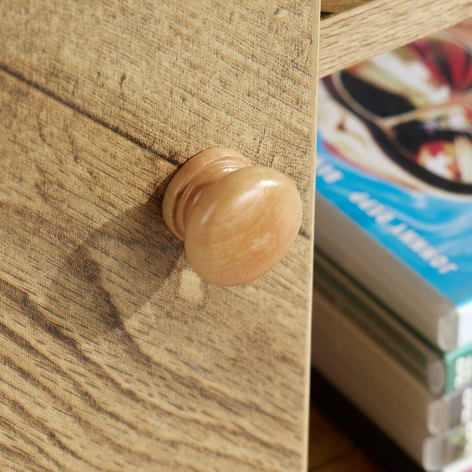 image 1 of TV Stand 2 Door Black Frame Open Storage Media Entertainment Home Furniture | Brown