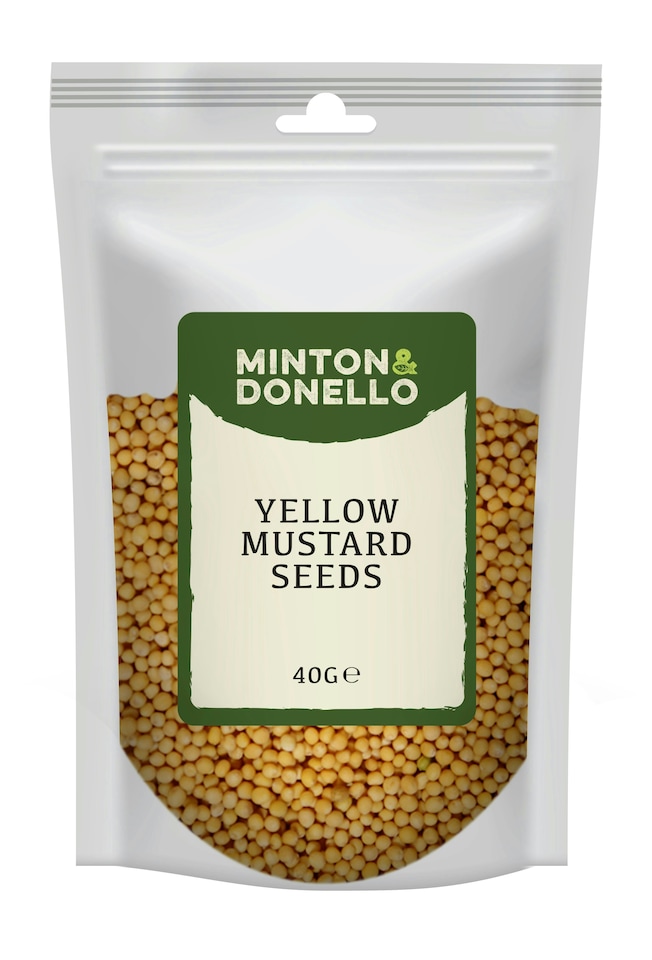 image 1 of Minton & Donello Yellow Mustard Seeds 10 x 40g