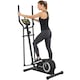 image 1 of SPORTNOW Quiet Magnetic Elliptical Cross Trainer with Bluetooth