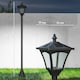 image 7 of Outsunny Outdoor Garden Solar Light with Base Freestanding Energy-saving Optical
